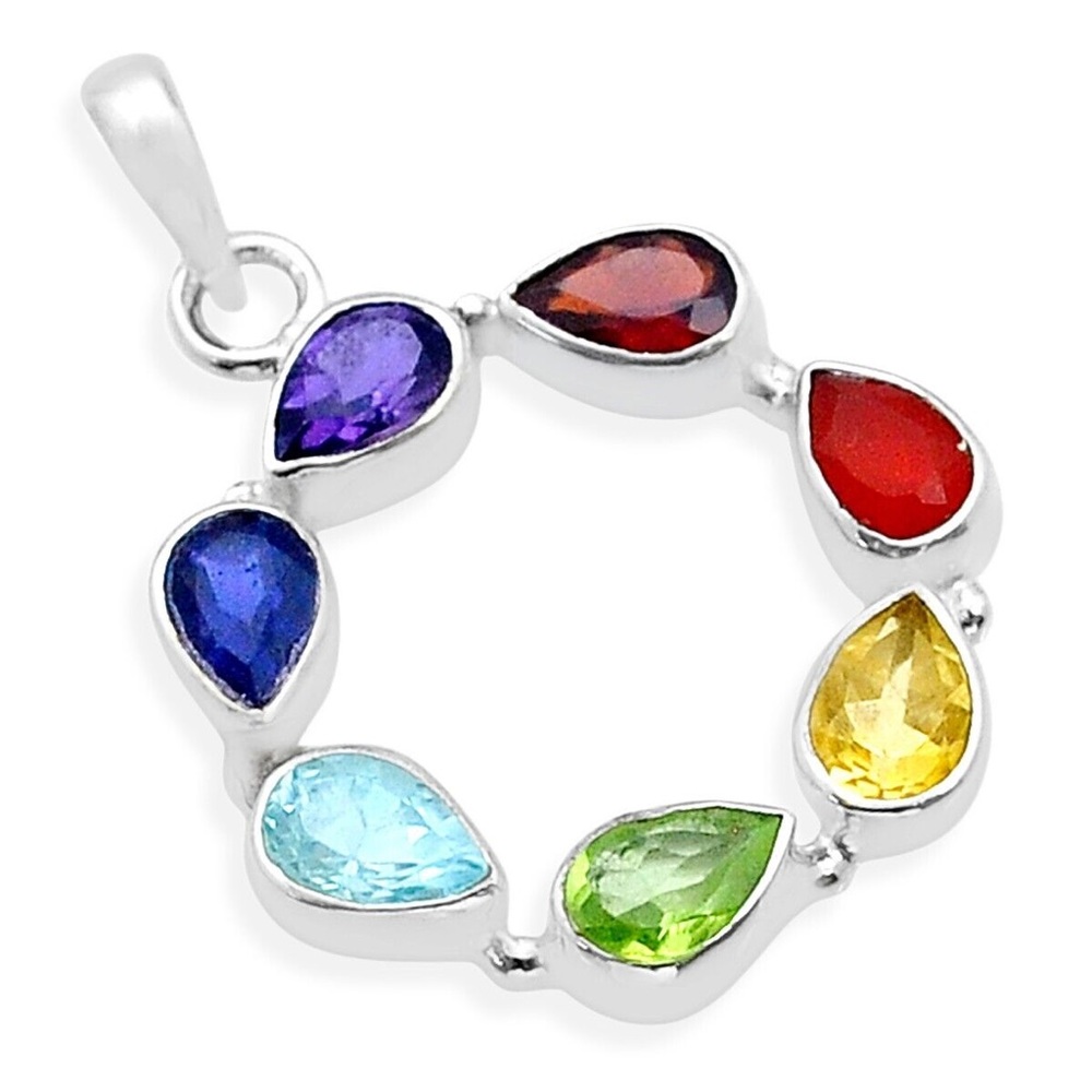 💯% Authentic genuine Chakra  New pendant multicolor
